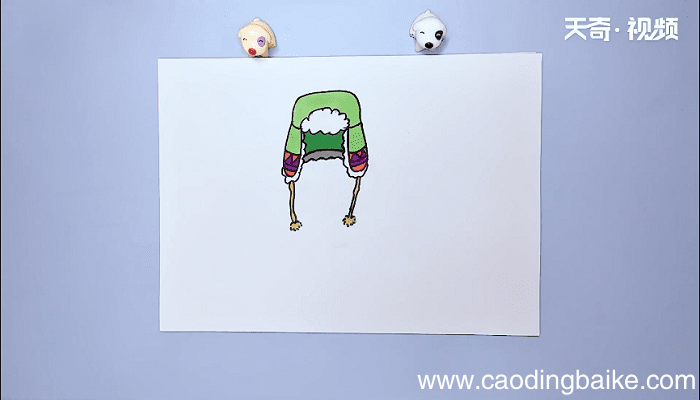 冬天的帽子儿童简笔画 冬天的帽子儿童简笔画怎么画