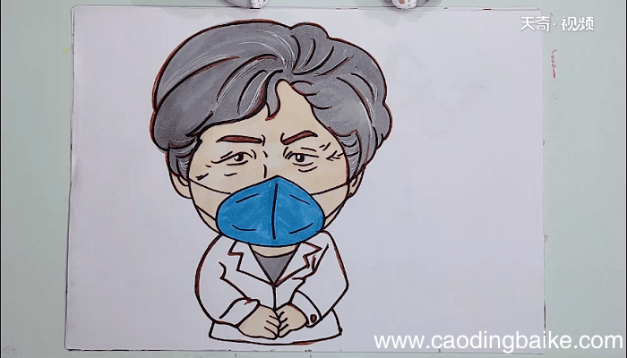 李兰娟儿童简笔画 李兰娟儿童画报