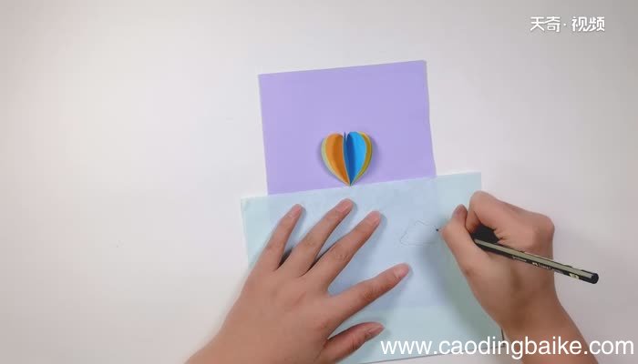 热气球情人节贺卡制作 情人节贺卡的做法