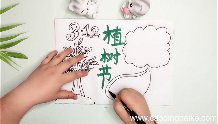 3月12日植树节手抄报 3月12日植树节画报