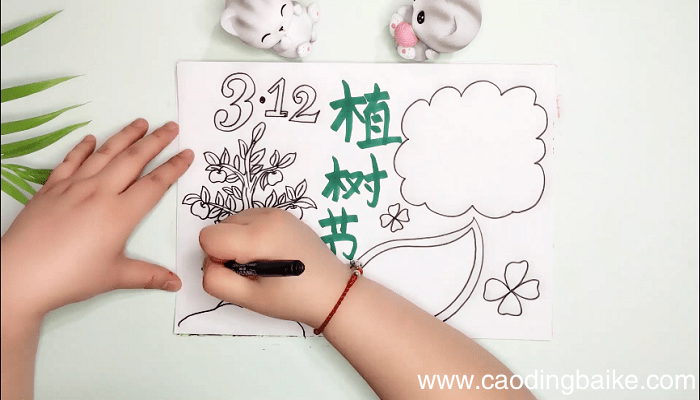 3月12日植树节手抄报 3月12日植树节画报