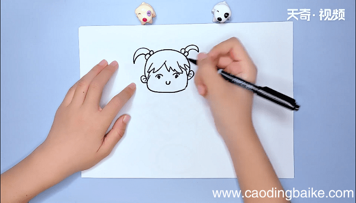 小女孩简笔画 小女孩简笔画怎么画