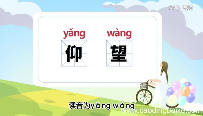 仰望的意思 仰望的意思是什么