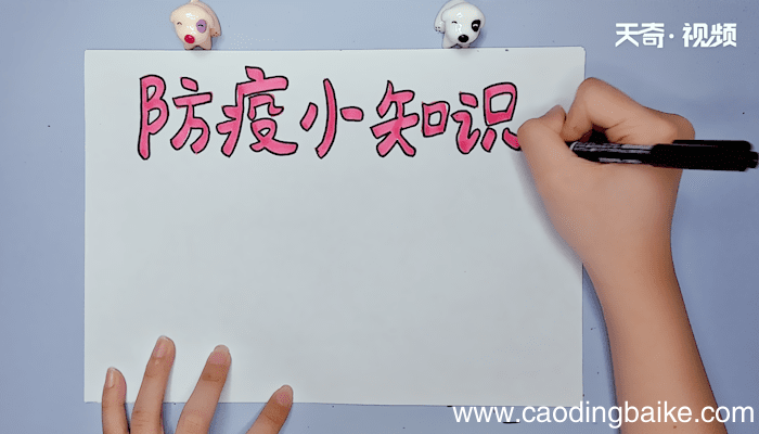 防疫小知识手抄报 防疫小知识画报