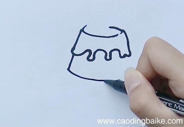 樱桃布丁的简笔画樱桃布丁怎么画