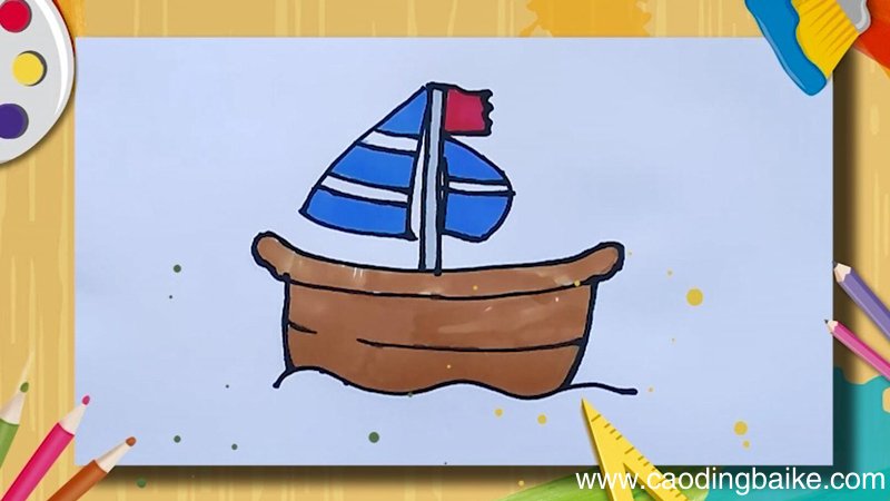 小船简笔画小船简笔画步骤