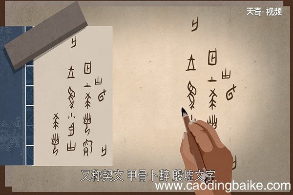 甲骨文出现在哪个朝代