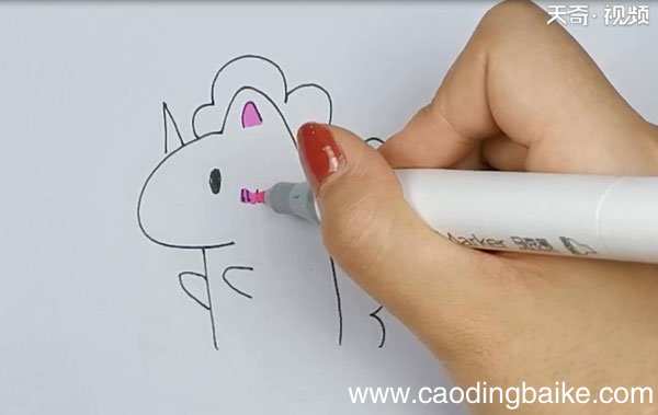 彩鼠简笔画