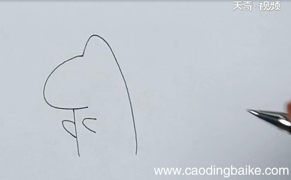 彩鼠简笔画