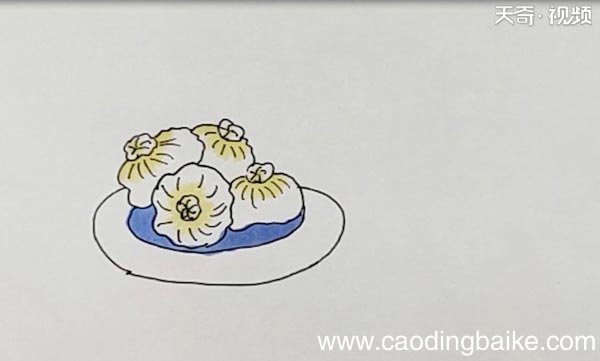 小笼包简笔画
