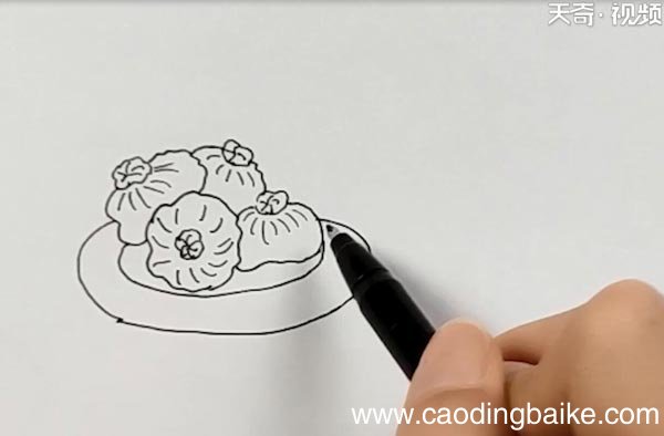 小笼包简笔画