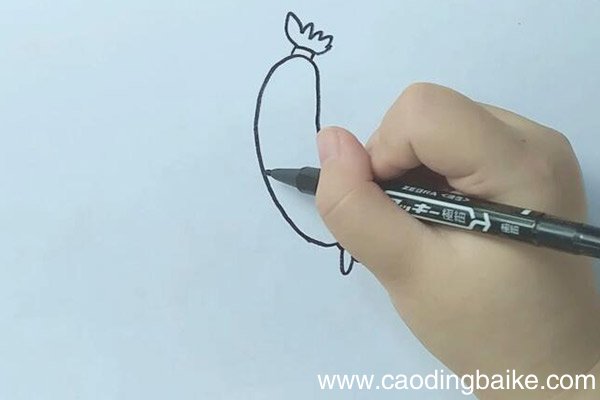 香肠简笔画 香肠的画法
