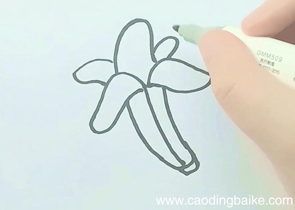 香蕉简笔画