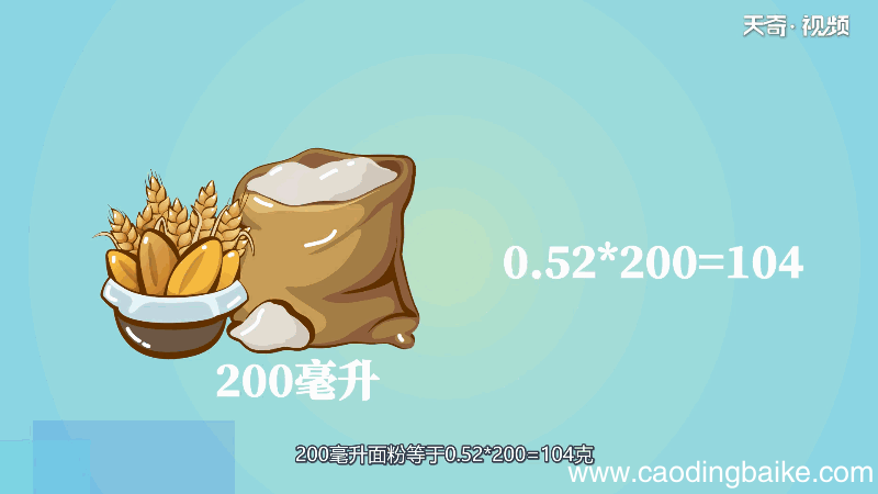 200毫升面粉等于多少克 200毫升面粉等同于多少克