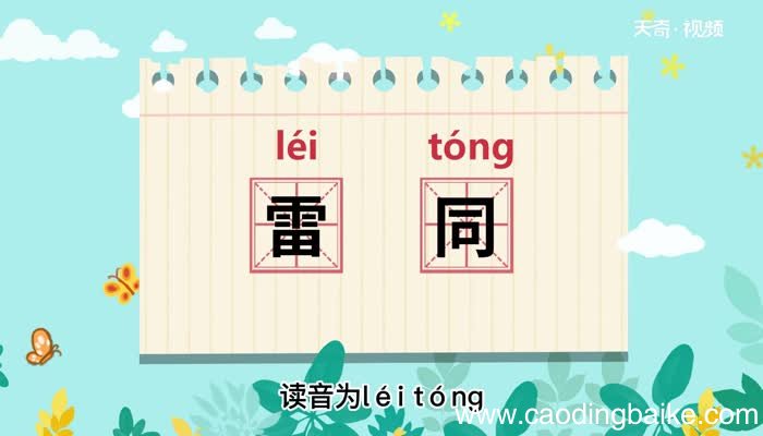 雷同的意思 雷同的意思是什么