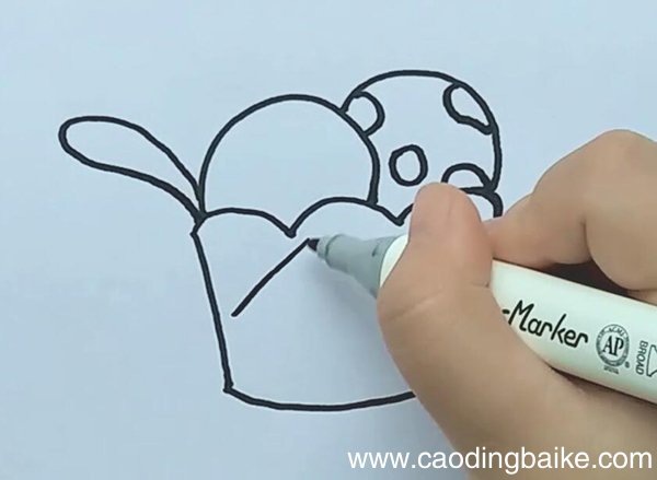 小冰淇淋简笔画