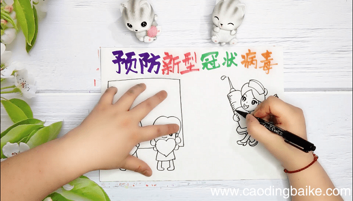 关于冠状病毒手抄报 关于冠状病毒画报
