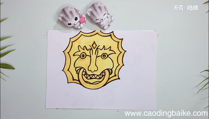 ?辅首简笔画 ?辅首画报