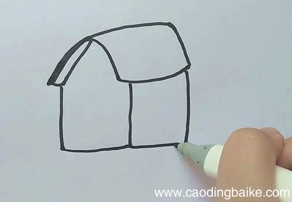 小屋子简笔画