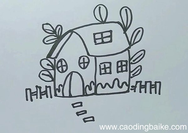 小屋子简笔画