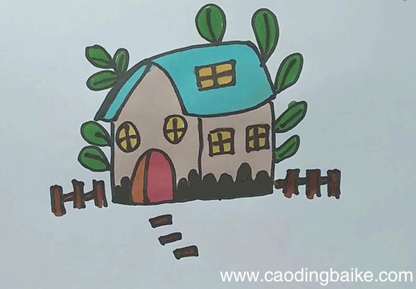 小屋子简笔画