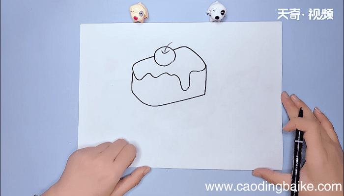 蛋糕的简笔画蛋糕的简笔画怎么画