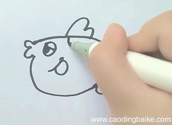 胖胖鱼简笔画