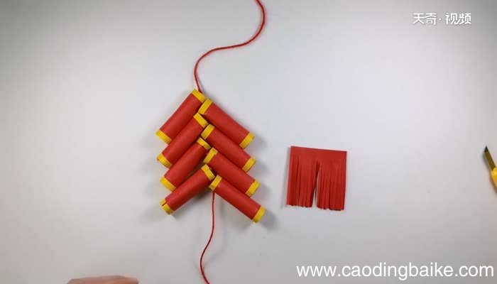 鞭炮挂饰 怎么做鞭炮挂饰