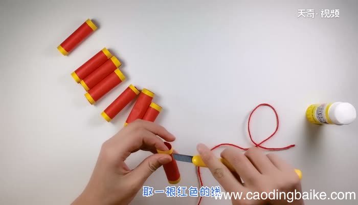 鞭炮挂饰 怎么做鞭炮挂饰