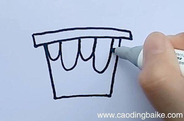 盆栽简笔画