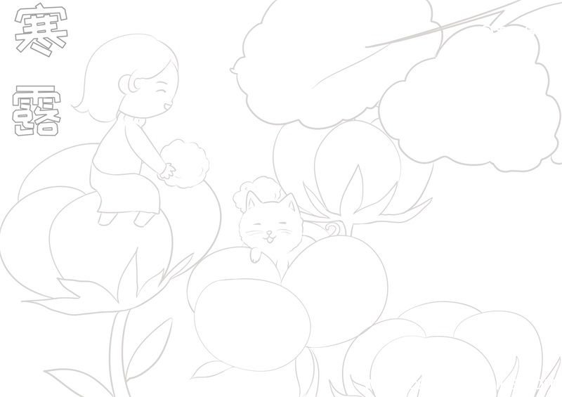 寒露节气儿童简笔画 寒露节气儿童简笔画简单