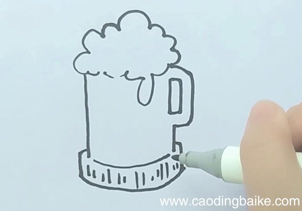 啤酒简笔画