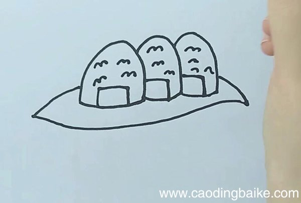饭团简笔画