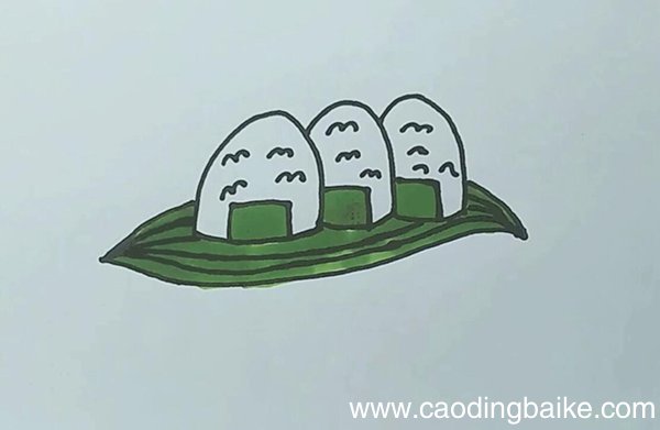 饭团简笔画
