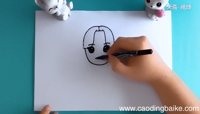 q版人物呆萌女简笔画 q版人物呆萌女简笔画怎么画