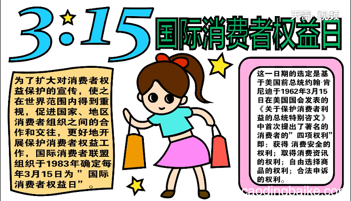 315手抄报 315画报