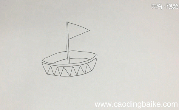 小船简笔画
