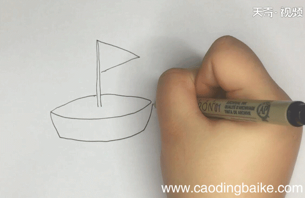 小船简笔画