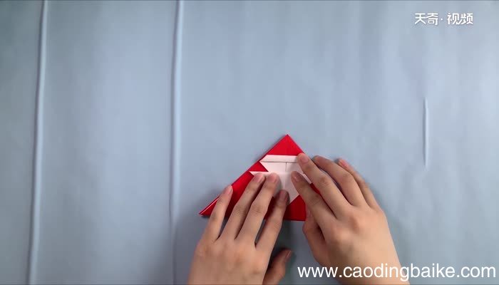圣诞老人的折法 圣诞老人折纸的折法