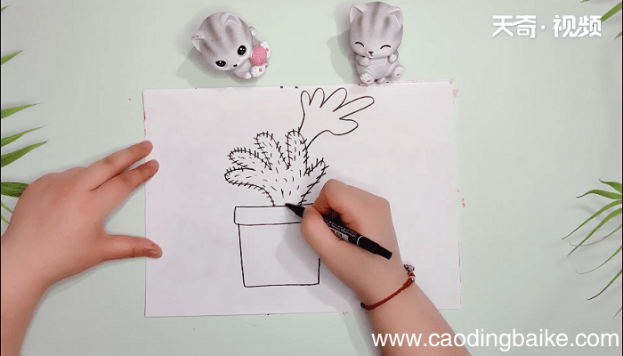 手形添画儿童简笔画 手形添画儿童画报