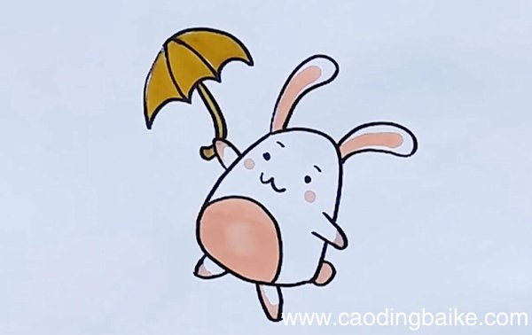 兔子和雨伞简笔画兔子和雨伞简笔画步骤