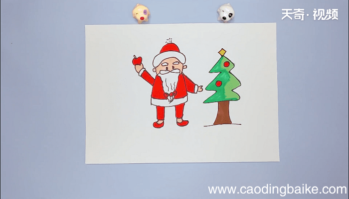 平安夜的简笔画 平安夜的简笔画画报