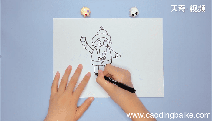 平安夜的简笔画 平安夜的简笔画画报