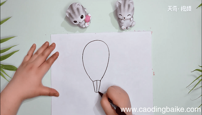 热气球简笔画 热气球画报