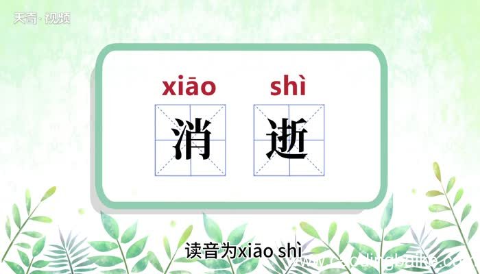 消逝的意思 消逝的意思是什么