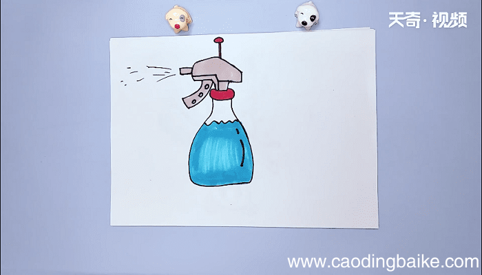 喷水壶的简笔画 喷水壶的简笔画画报