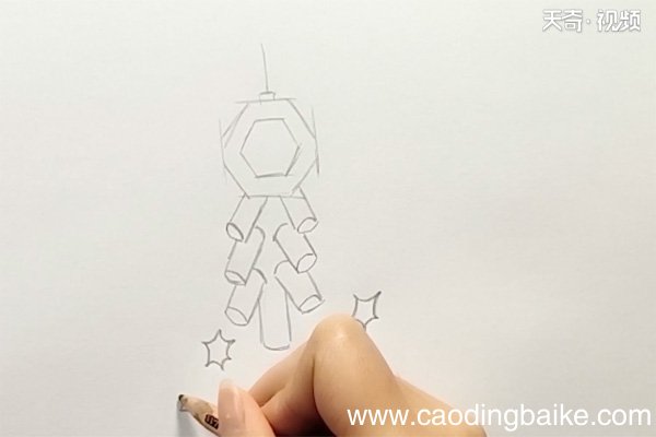 鞭炮简笔画 鞭炮的简笔画