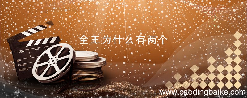 全王为什么有两个 龙珠超全王为什么有两个