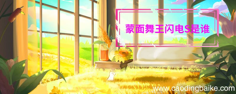 蒙面舞王闪电S是谁蒙面舞王闪电S是哪位