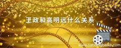 王政和高明远什么关系 王政和高明远是坏人吗